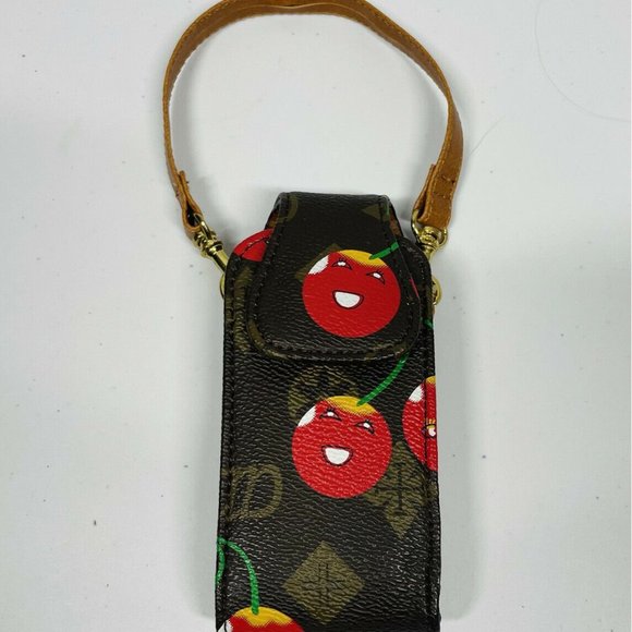 Unbranded Handbags - Novelty Cherry iPOD Phone Lipstick Cosmetic Mini Wristlet